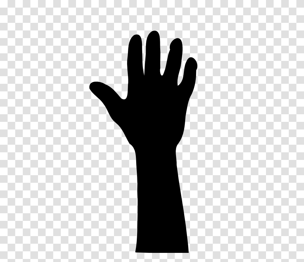 Hand Silhouette, Stencil, Person, Human, Glove Transparent Png