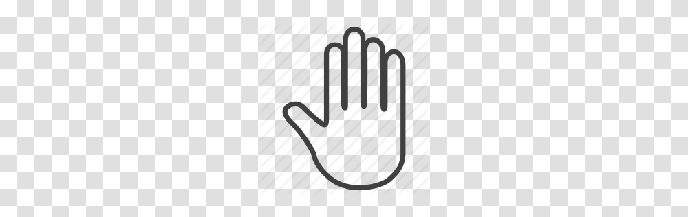 Hand Stop Sign Abort Signal Cancel Danger Error Forbidden, Rug, Coil, Spiral Transparent Png
