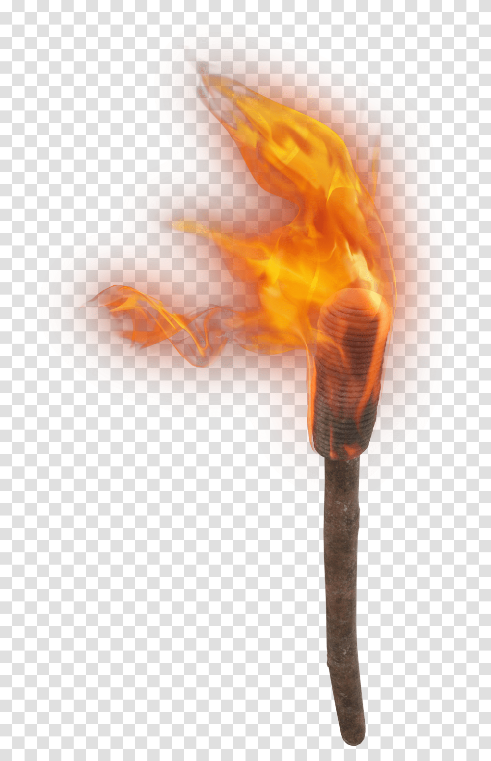 Hand Torch Image For Free Download Fire On A Stick, Text, Mountain, Outdoors, Nature Transparent Png