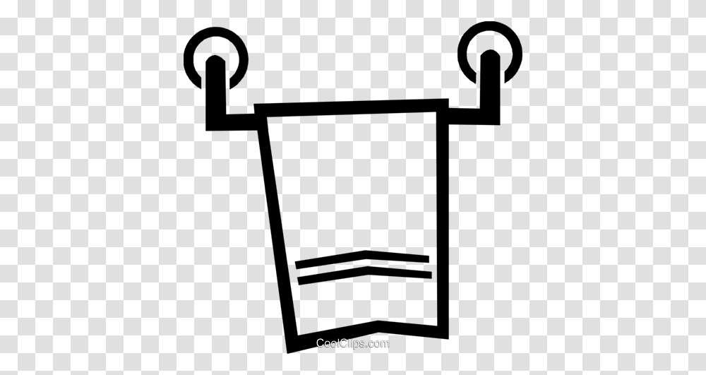 Hand Towels Royalty Free Vector Clip Art Illustration, Hook, Mailbox, Letterbox, Cross Transparent Png