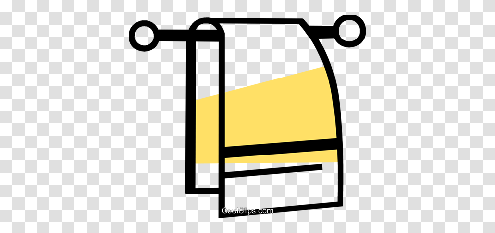 Hand Towels Royalty Free Vector Clip Art Illustration, Mailbox, Letterbox, Lock, Gate Transparent Png