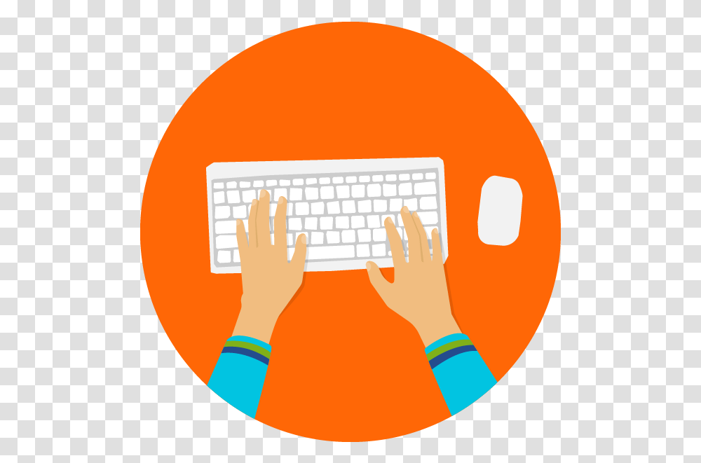 Hand Typing Clipart, Computer, Electronics, Balloon, Computer Hardware Transparent Png