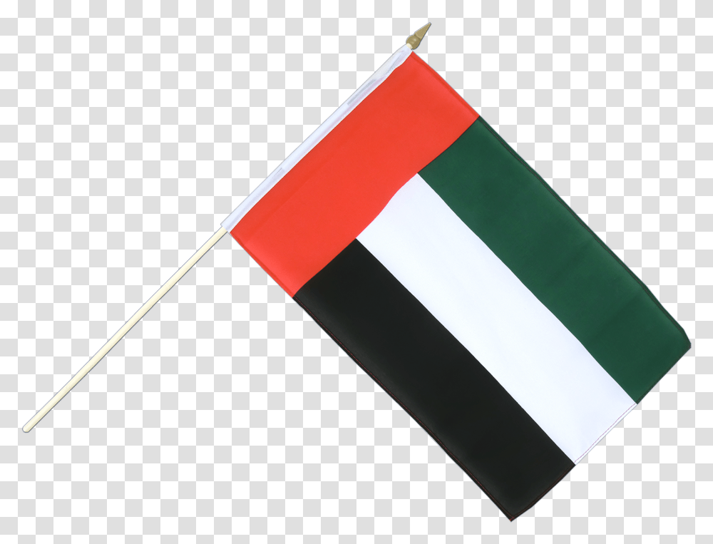 Hand Waving Flag United Arab Emirates Honduras Flag On Stick, American Flag Transparent Png