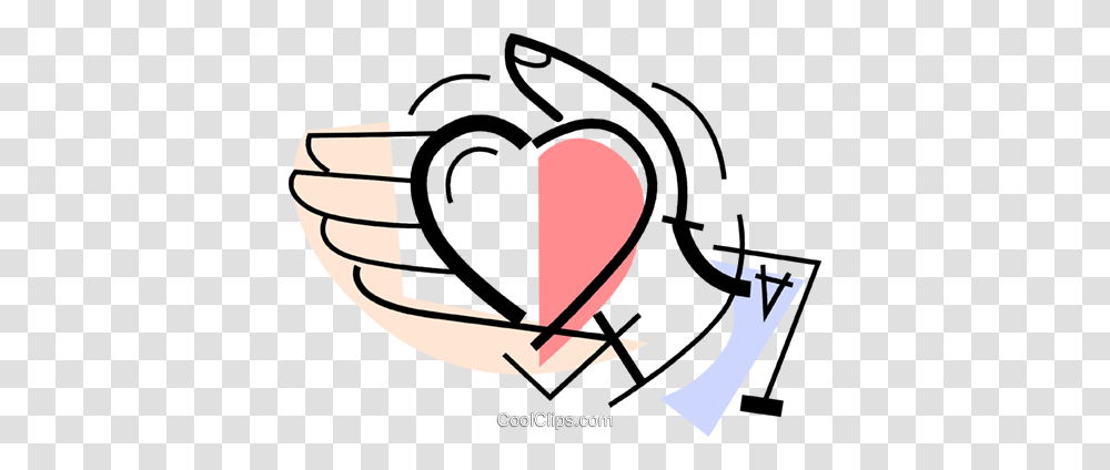 Hand With A Heart In It Royalty Free Vector Clip Art Illustration, Label, Utility Pole, Dynamite Transparent Png