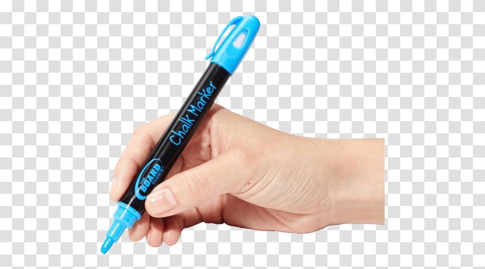 Hand With Chalk Chalk Pens, Person, Human, Marker, Finger Transparent Png
