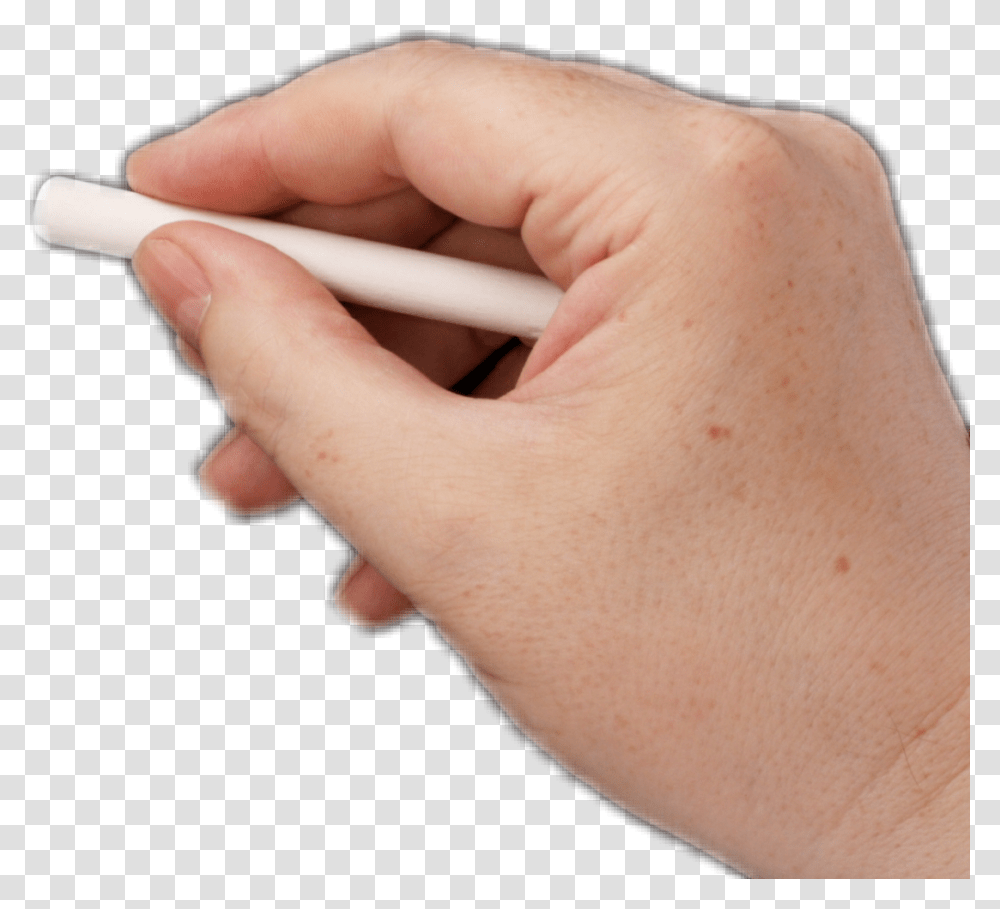 Hand With Chalk Download, Person, Human, Finger, Wrist Transparent Png
