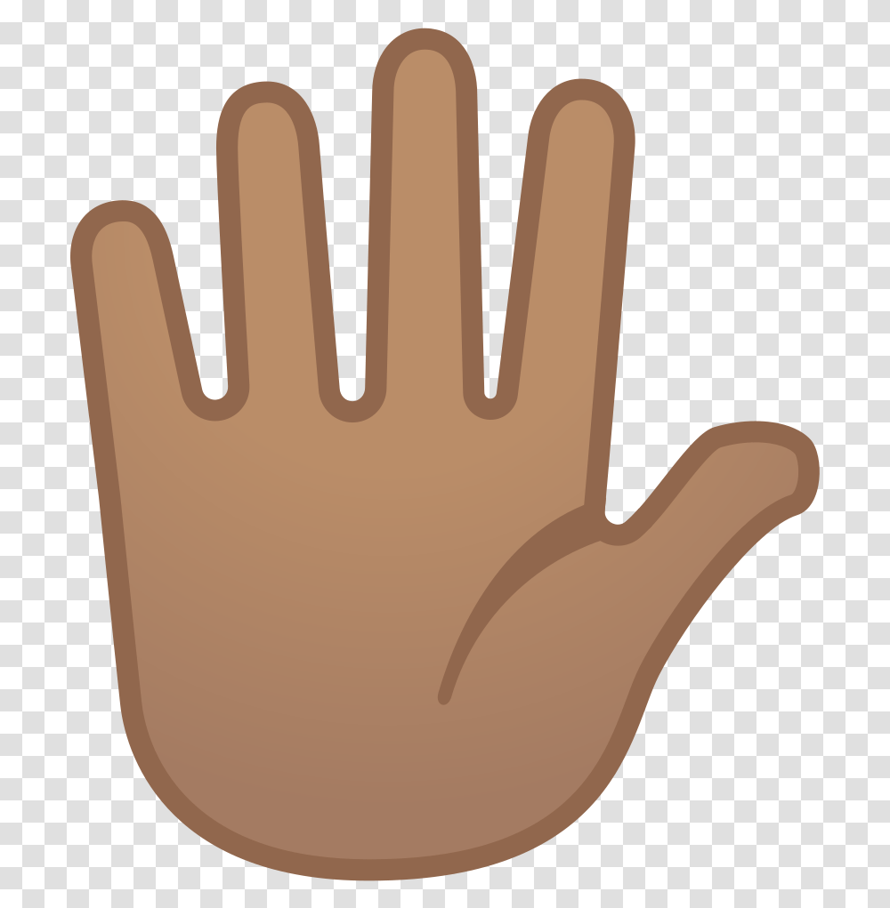 Hand With Fingers Splayed Medium Skin Tone Icon Illustration, Apparel, Glove, Hammer Transparent Png