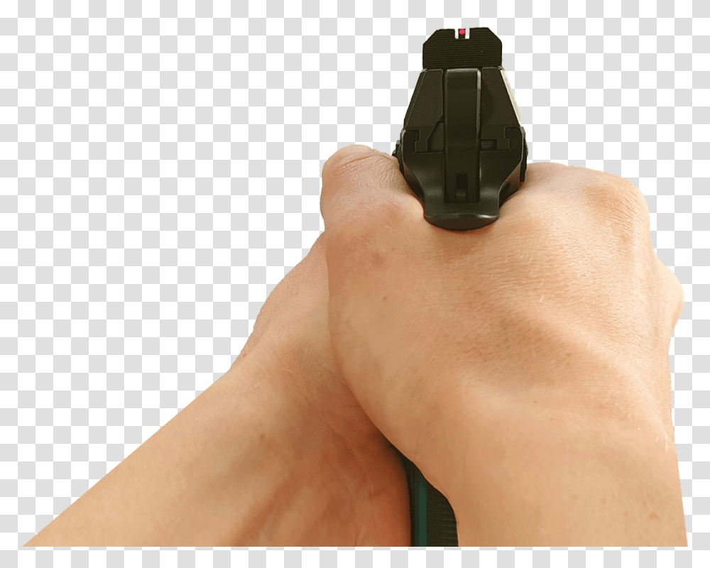 Hand With Gun, Person, Human, Wristwatch, Finger Transparent Png