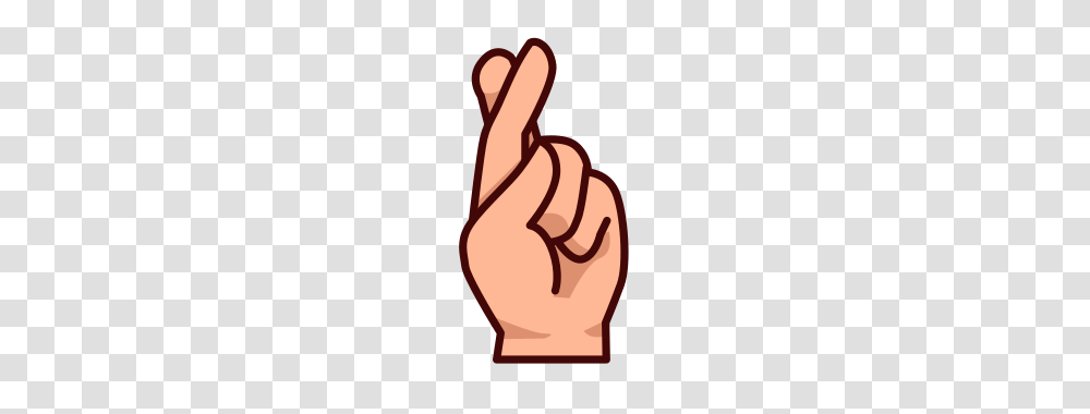 Hand With Index And Middle Finger Crossed, Fist, Thumbs Up Transparent Png