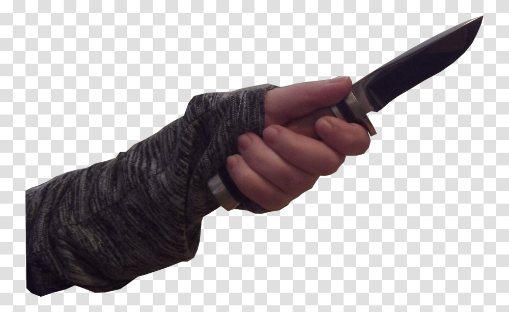 Hand With Knife 2 Image Hand Holding A Knife, Person, Human, Blade, Weapon Transparent Png