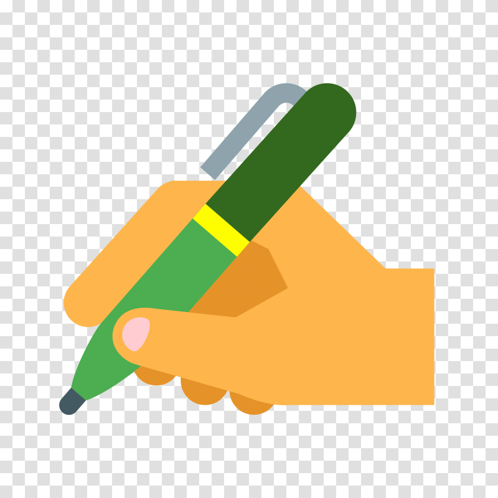 Hand With Pen Icon, Marker, Hammer, Tool, Axe Transparent Png