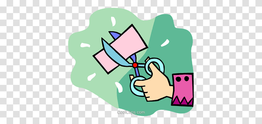 Hand With Scissors Cutting Paper Royalty Free Vector Clip Art, Outdoors, Washing Transparent Png