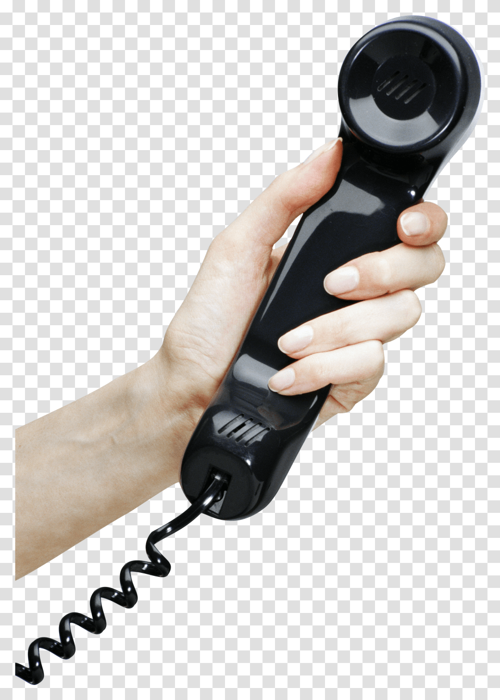 Hand With Telephone Clipart Image Transparent Png