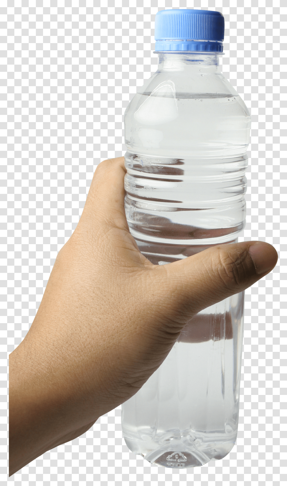 Hand With Water Bottle Image Hand With Bottle, Person, Human, Contact Lens, Jar Transparent Png