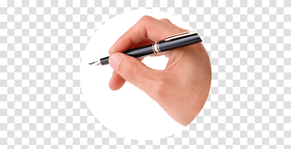 Hand Writing With Pen, Person, Human, Fountain Pen Transparent Png
