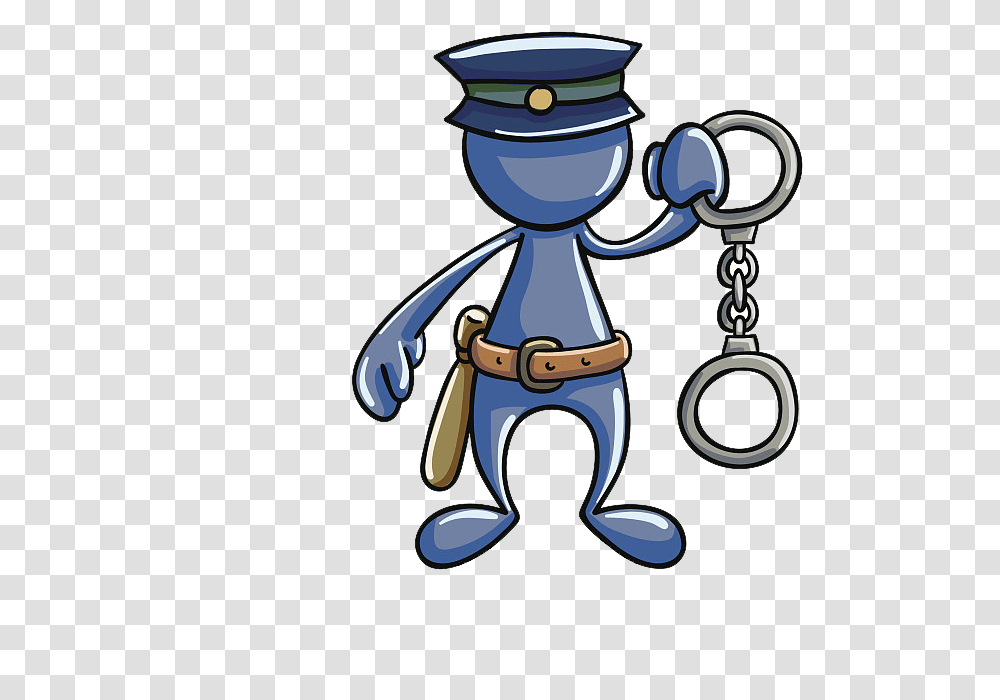 Handcuff Drawing Animated Police Hand Cap, Scissors, Blade, Weapon, Weaponry Transparent Png
