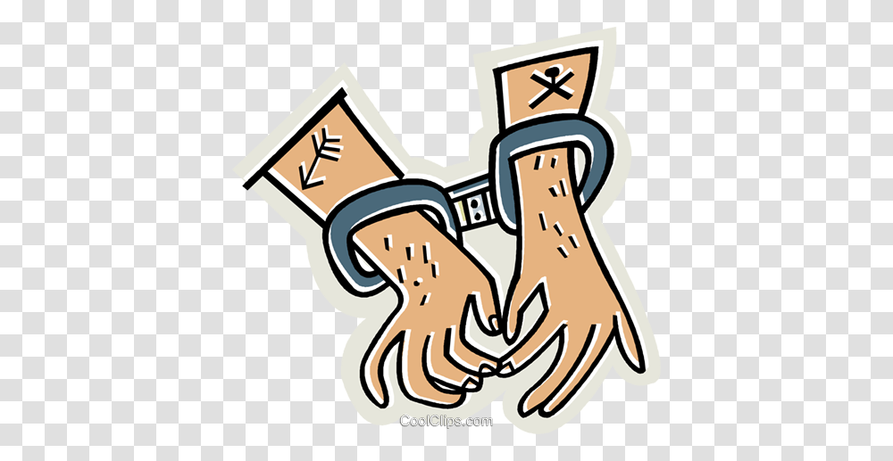 Handcuffs And Leg Irons Royalty Free Vector Clip Art Illustration, Dynamite, Bomb, Weapon, Weaponry Transparent Png