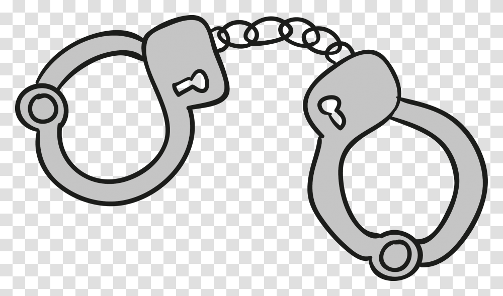 Handcuffs Clip Art 8th Amendment Drawing Easy, Electronics, Hook, Harness, Stencil Transparent Png