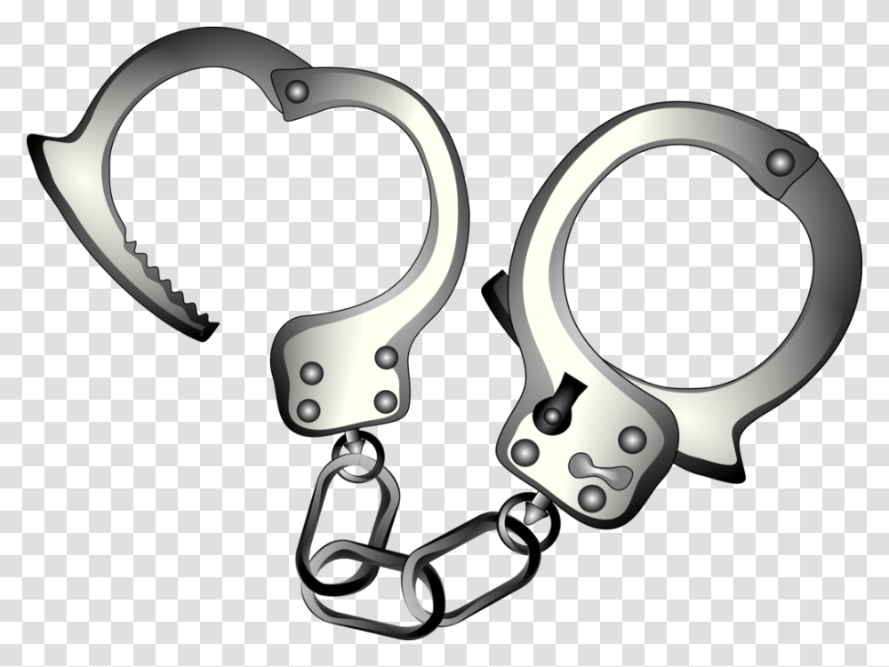 Handcuffs Computer Icons Police Officer Document, Headphones, Electronics, Headset, Buckle Transparent Png
