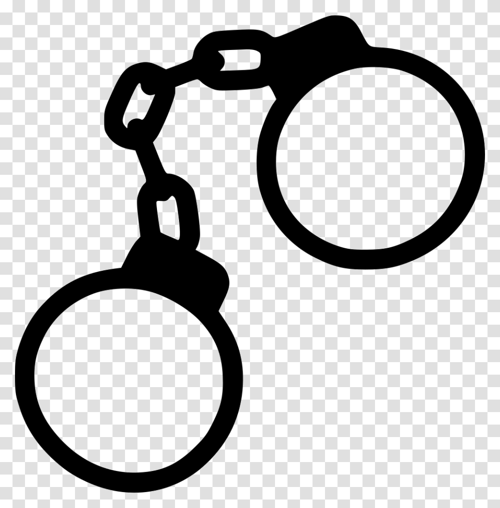 Handcuffs Handcuffs Clipart, Magnifying, Stencil, Lens Cap, Whistle Transparent Png
