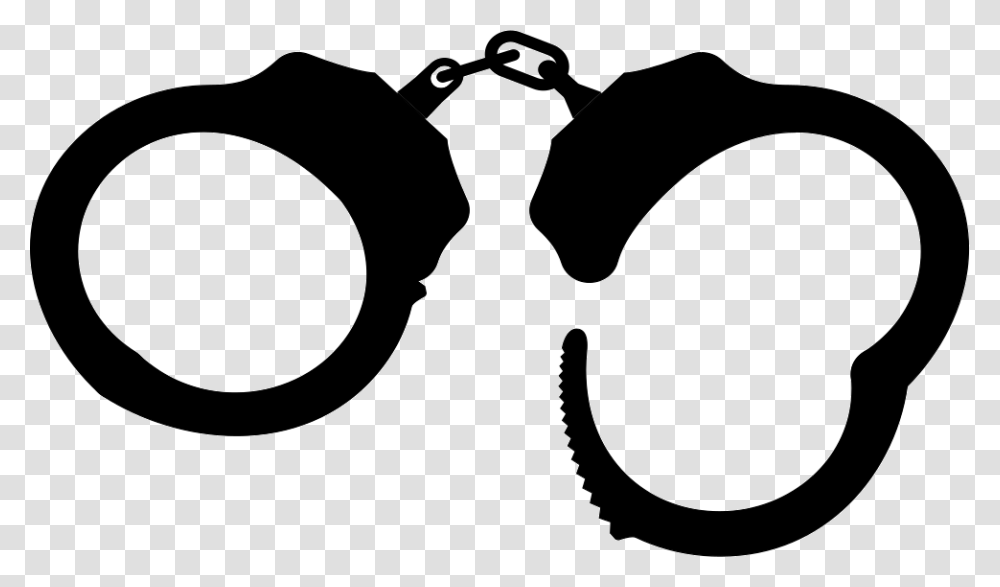Handcuffs Images, Stencil, Silhouette Transparent Png