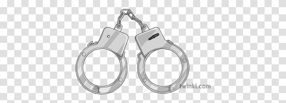 Handcuffs Modern Police Criminal Arrest General Secondary Circle, Goggles, Accessories, Accessory, Wristwatch Transparent Png