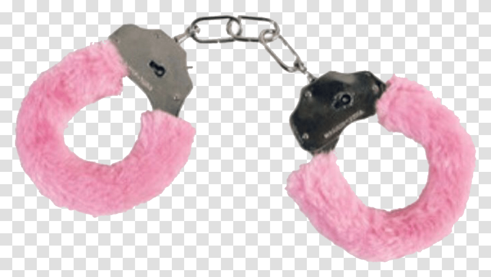 Handcuffs Pinkaesthetic Fur Aestheticpng Aesthetic Fluffy Handcuffs Background, Accessories, Accessory, Mouth, Lip Transparent Png