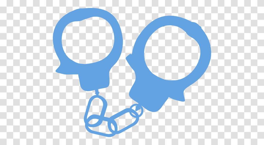 Handcuffs Police Blue Clip Arts Download, Light Transparent Png