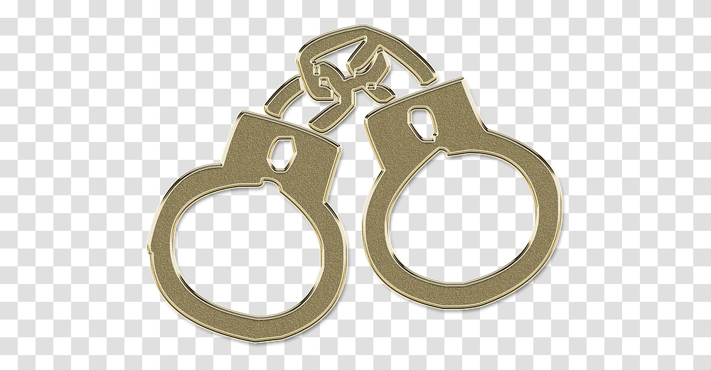 Handcuffs Shackles Golden Free Image On Pixabay Ribe Cathedral, Gun, Weapon, Weaponry, Symbol Transparent Png
