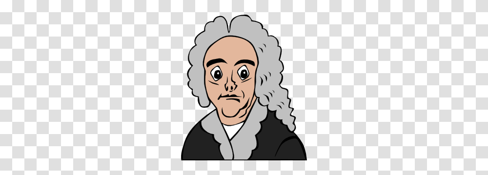 Handel Cartoon Clip Art, Face, Head, Judge Transparent Png