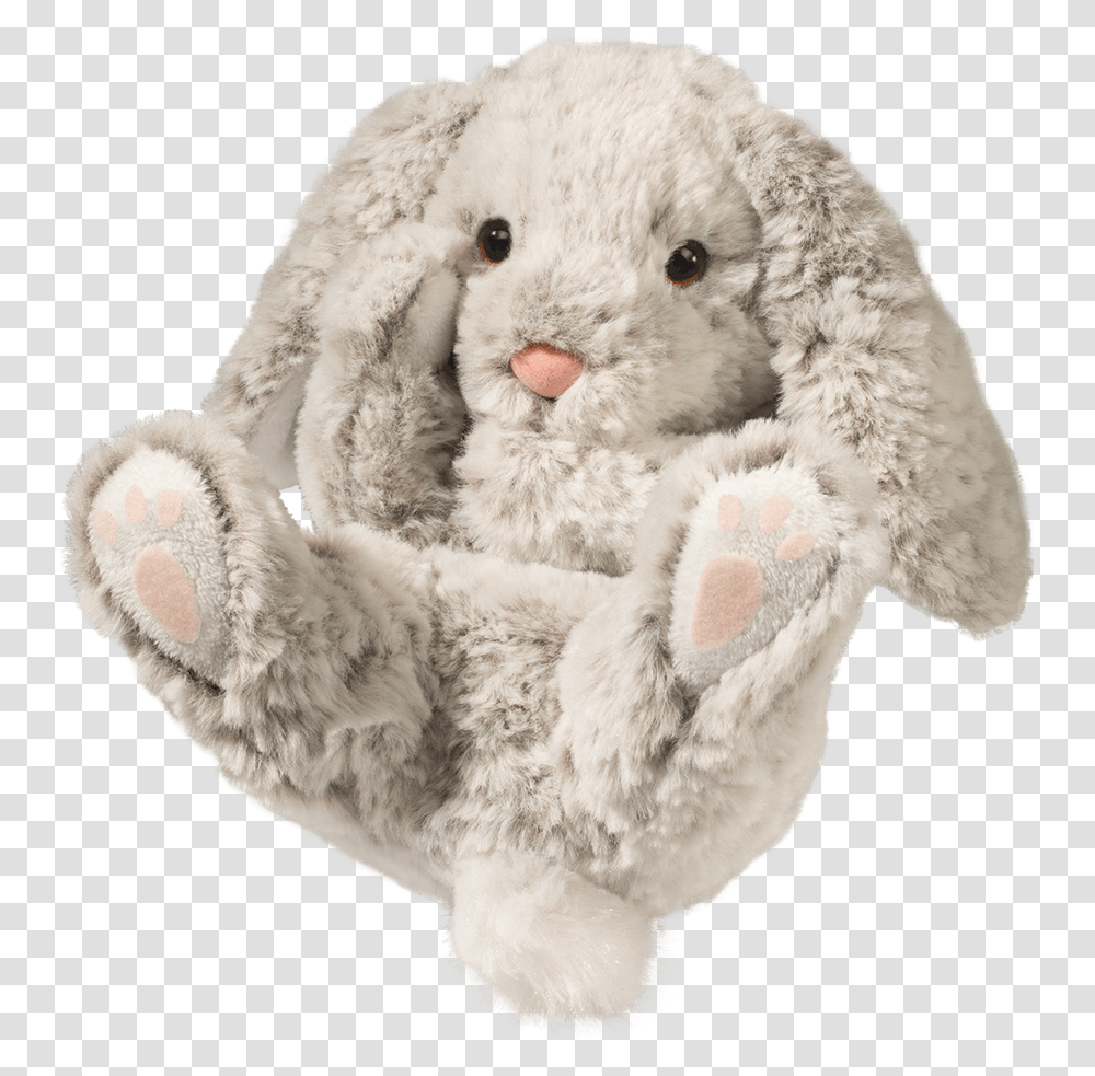 Handful Large Gray Bunny, Plush, Toy, Mammal, Animal Transparent Png