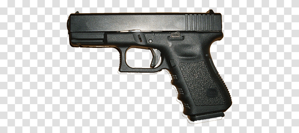 Handgun Clear Background Glock 19 Black, Weapon, Weaponry Transparent Png