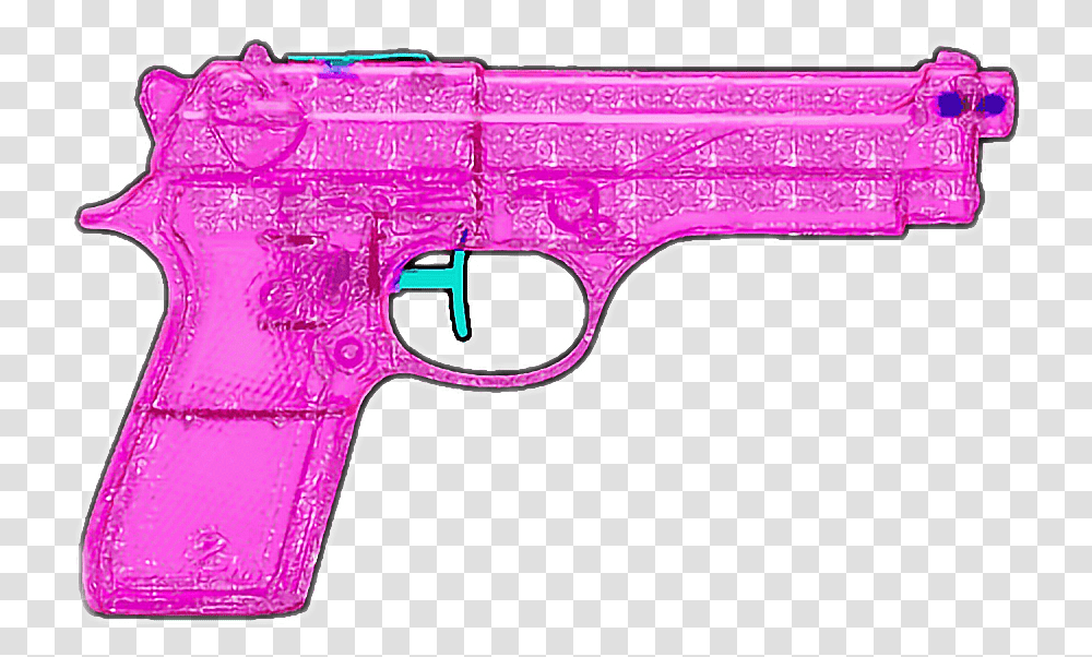 Handgun Pink Pistola Tumblr, Weapon, Weaponry, Toy, Water Gun Transparent Png