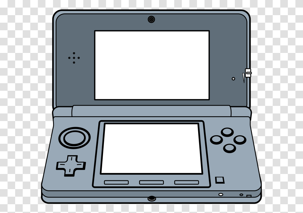 Handheld 3d Game System Game Console Clipart, Machine, Word, Electronics, Monitor Transparent Png