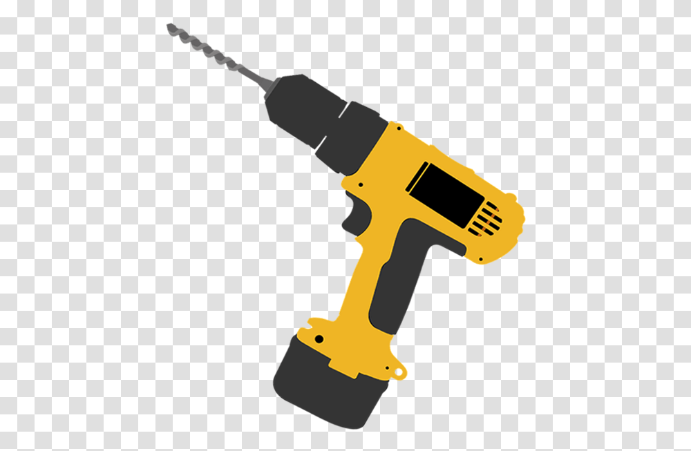 Handheld Power Drill, Tool, Person, Human Transparent Png