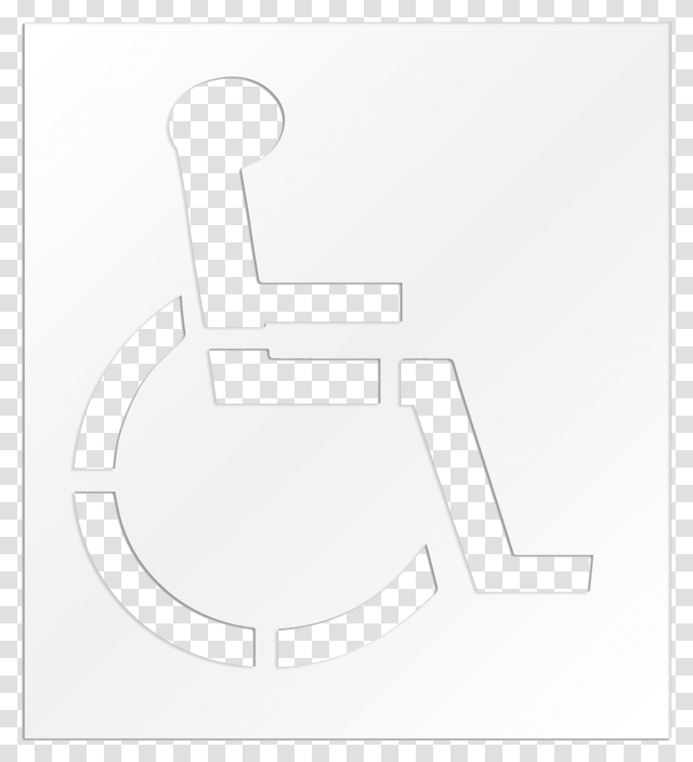 Handicap Sign Handicap Sign Dimensions, Chair, Furniture, Cross Transparent Png