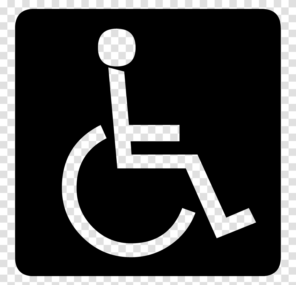 Handicap Sign, Cushion, Machine, Logo Transparent Png