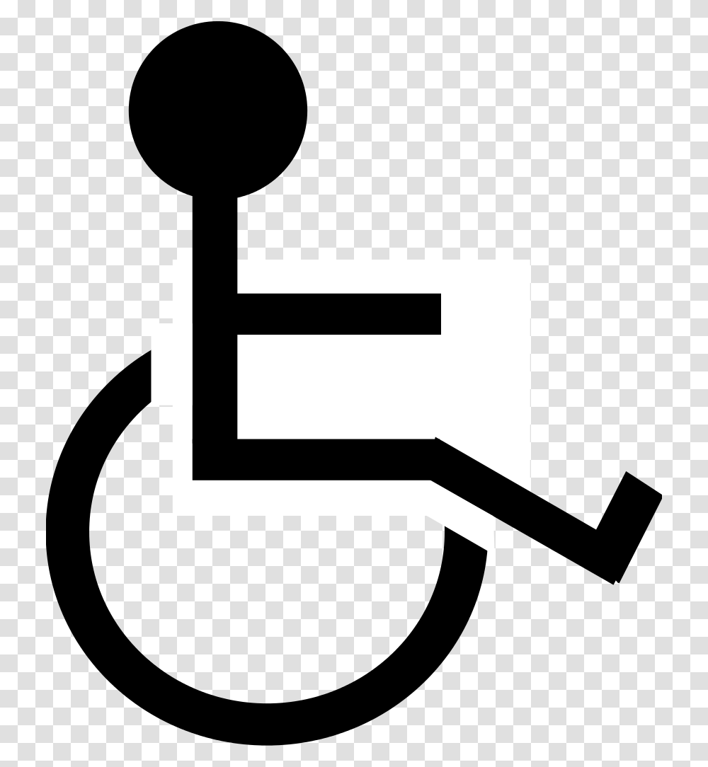 Handicap Symbol Clip Art Black And Discapacitados Blanco Y Negro, Logo, Cross, Word Transparent Png