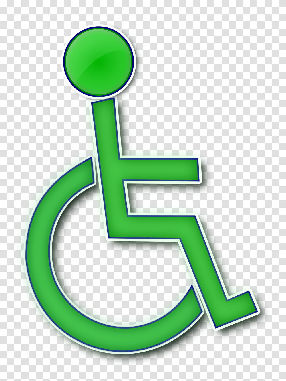 Handicap Symbol Clip Art Black, Logo, Trademark, Recycling Symbol, Number Transparent Png