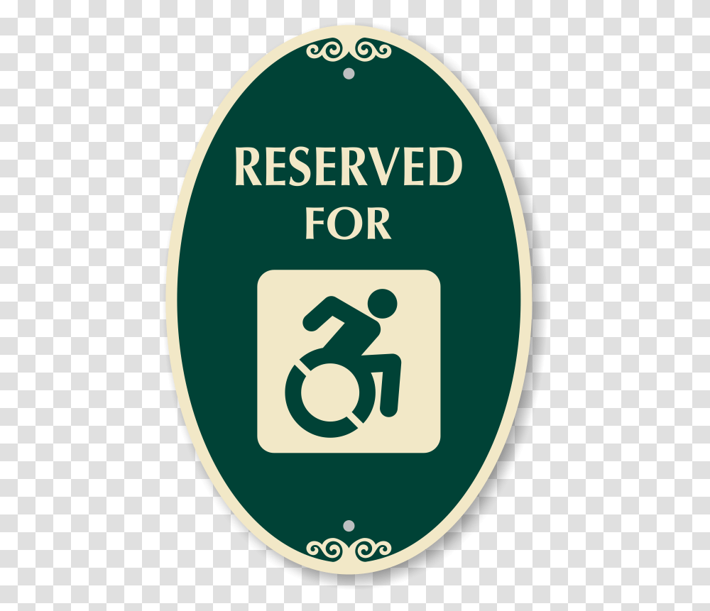 Handicap Symbol No Parking On Grass Sign Decorative Video Surveillance Signs, Text, Road Sign, Label, Number Transparent Png