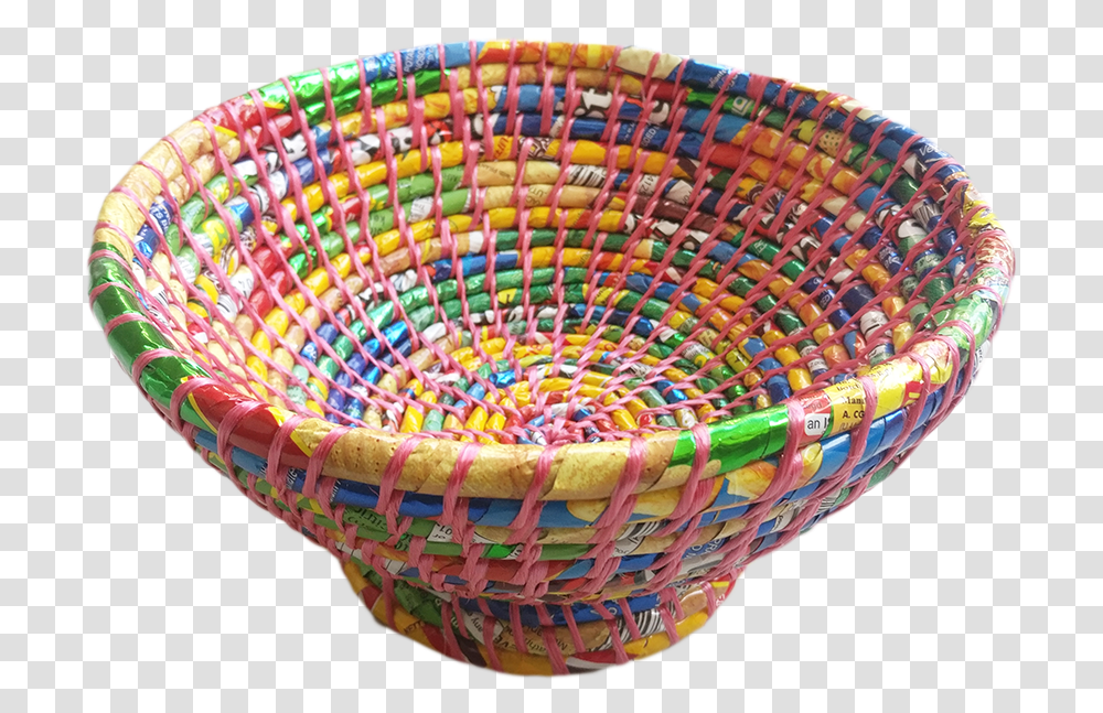 Handicraft Colorful Plastic Bowl Storage Basket, Weaving, Rug, Birthday Cake, Dessert Transparent Png
