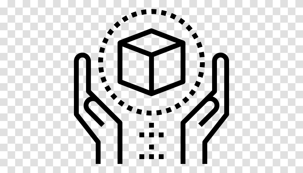 Handle Care Package Shipping Box Icon Free Of Travel, Gray, World Of Warcraft Transparent Png