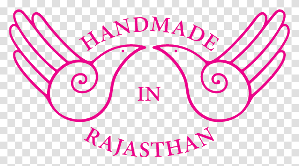 Handmade In Rajasthan Logo, Purple, Label Transparent Png