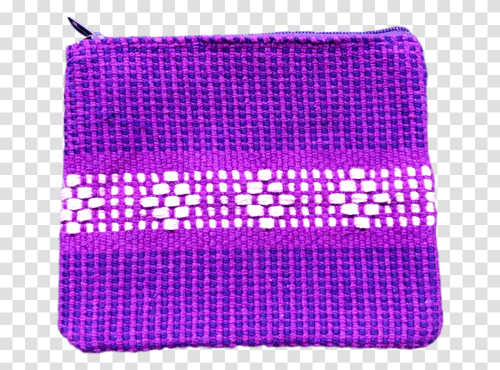 Handmade Mexican Coin Purse From Oaxaca Woven Fabric, Rug, Purple, Screen, Electronics Transparent Png