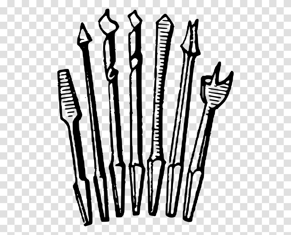 Handpitchforkline Drill Bits Clipart, Gray, World Of Warcraft Transparent Png