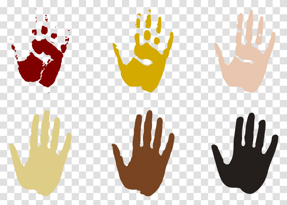 Handprint Clipart 5 Hand Hand Clip Art, Finger, Person, People, Silhouette Transparent Png