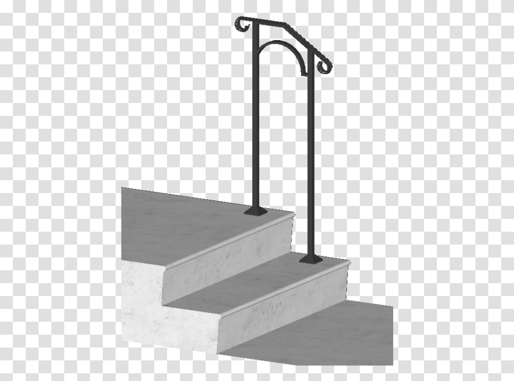 Handrail, Sink Faucet, Concrete, Lamp Post, Staircase Transparent Png