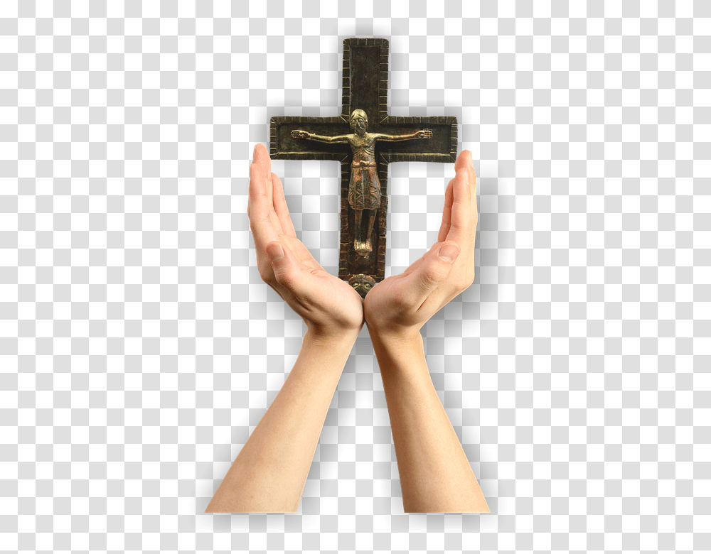 Hands 960, Religion, Cross, Person Transparent Png