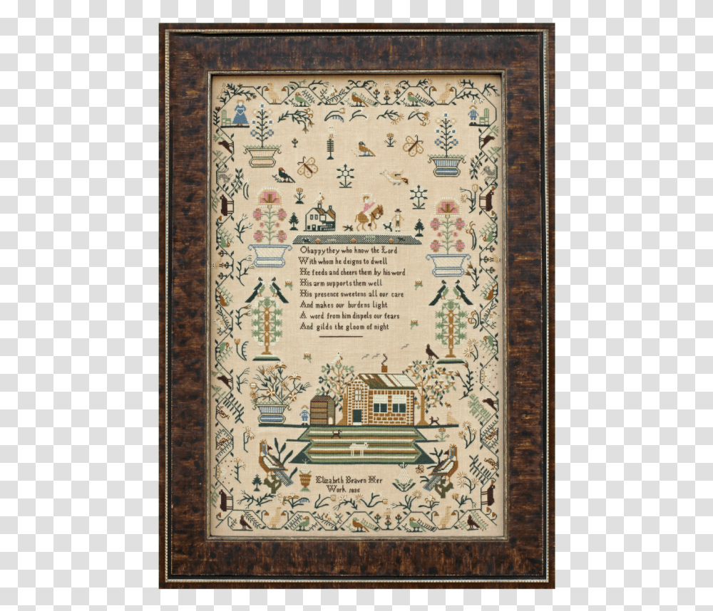 Hands Across The Sea Samplers Elizabeth Beaven, Rug Transparent Png