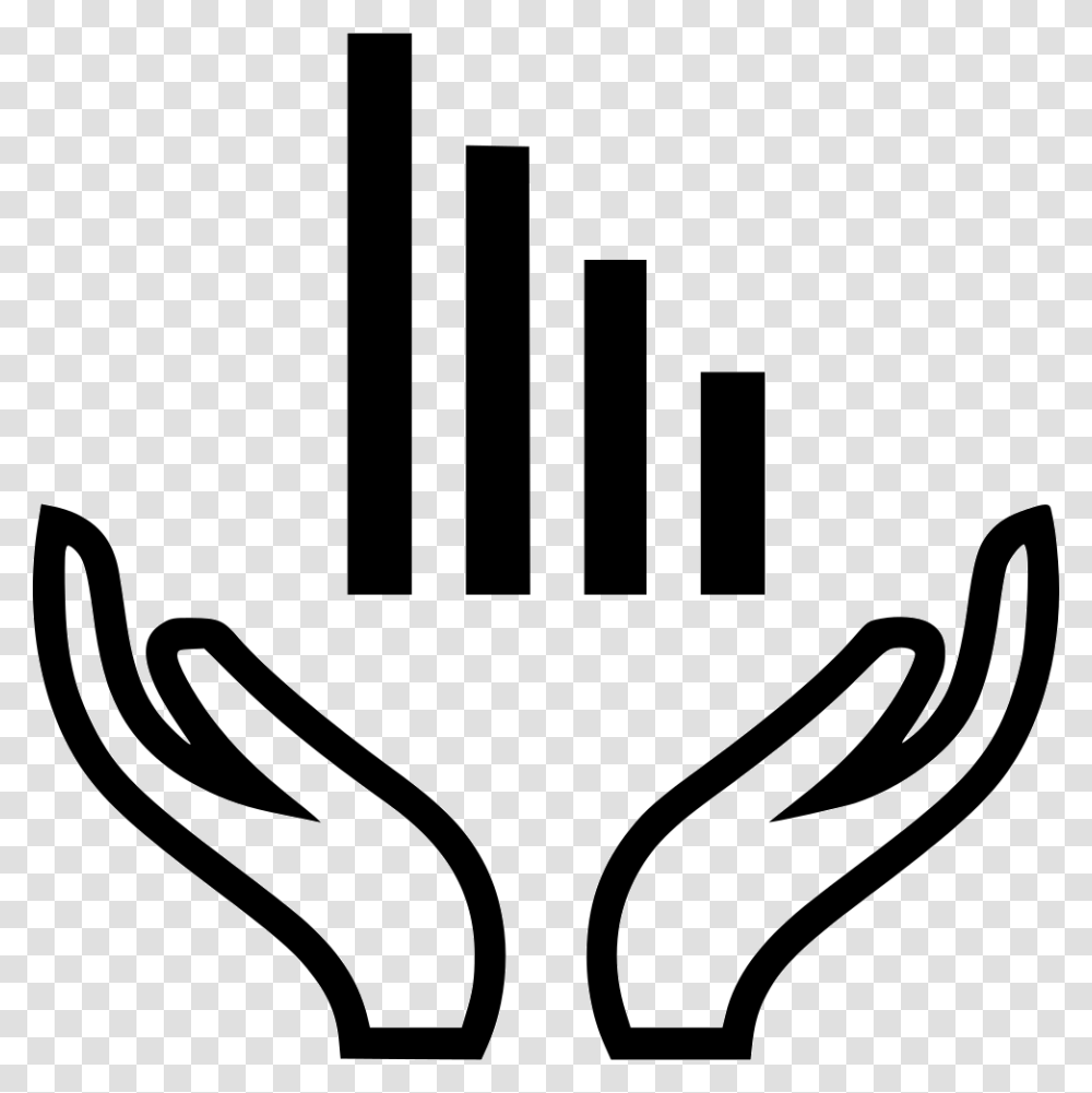 Hands Bars Analyze Report Open Icon Free Download, Stencil, Dynamite, Bomb, Weapon Transparent Png